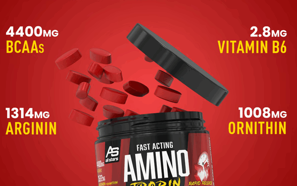 All Stars Aminotropin mit L-Arginin und L-Ornithin 120 Kapseln