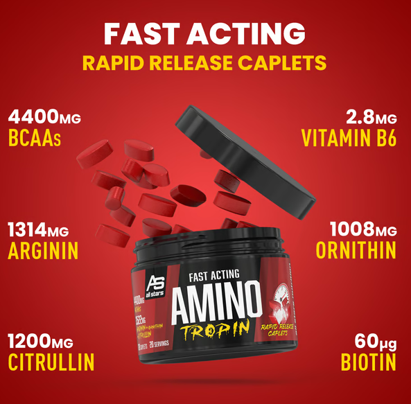 All Stars Aminotropin mit L-Arginin und L-Ornithin 120 Kapseln