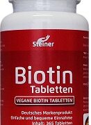 Biotin 10.000 mcg Hochdosiert mit Selen, Zink und Vitaminen D Unterstützt Wachstum von Haaren Haut und Nägeln