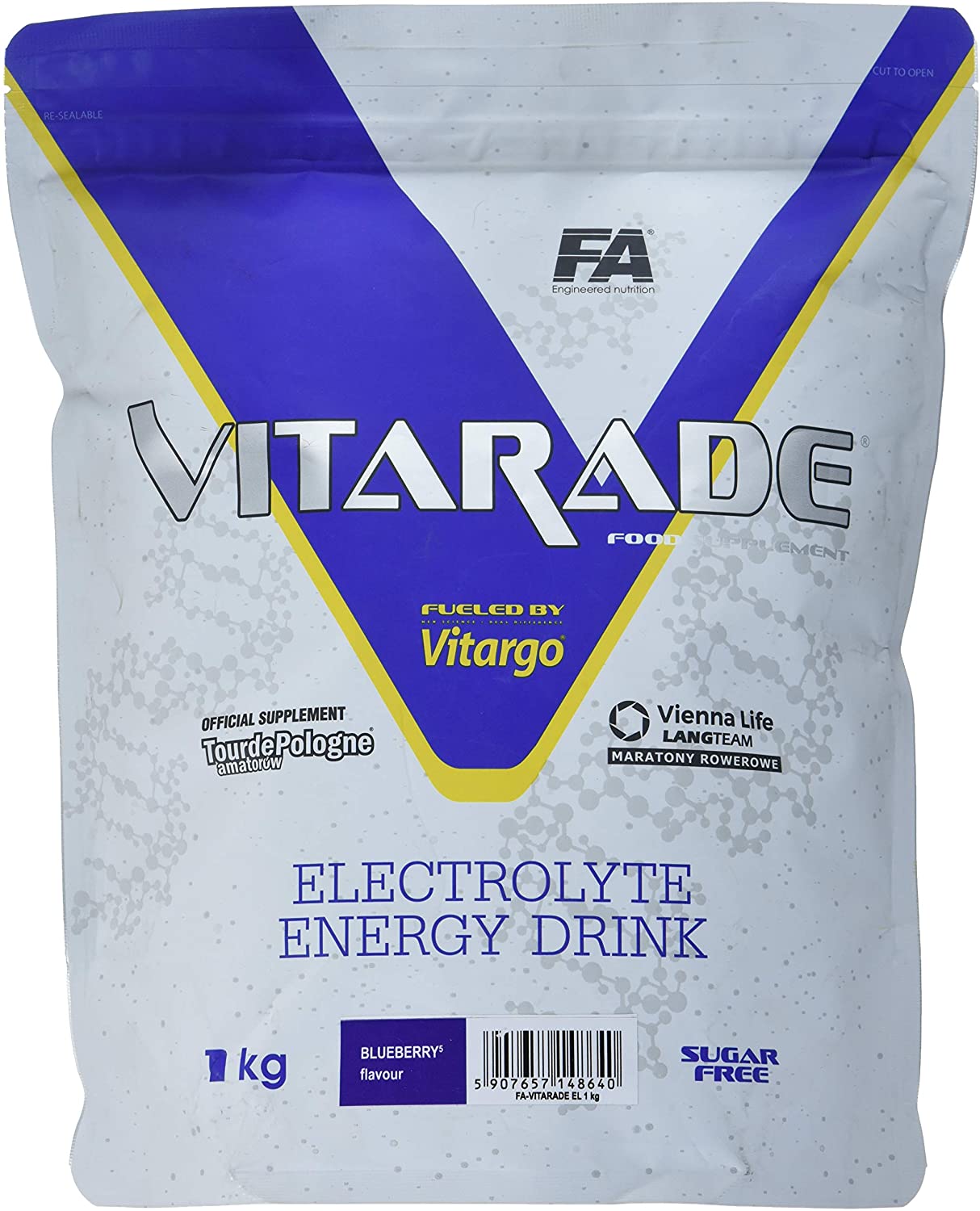 Fitness Authority Vitarade CL – Muskeln benötigen Energie