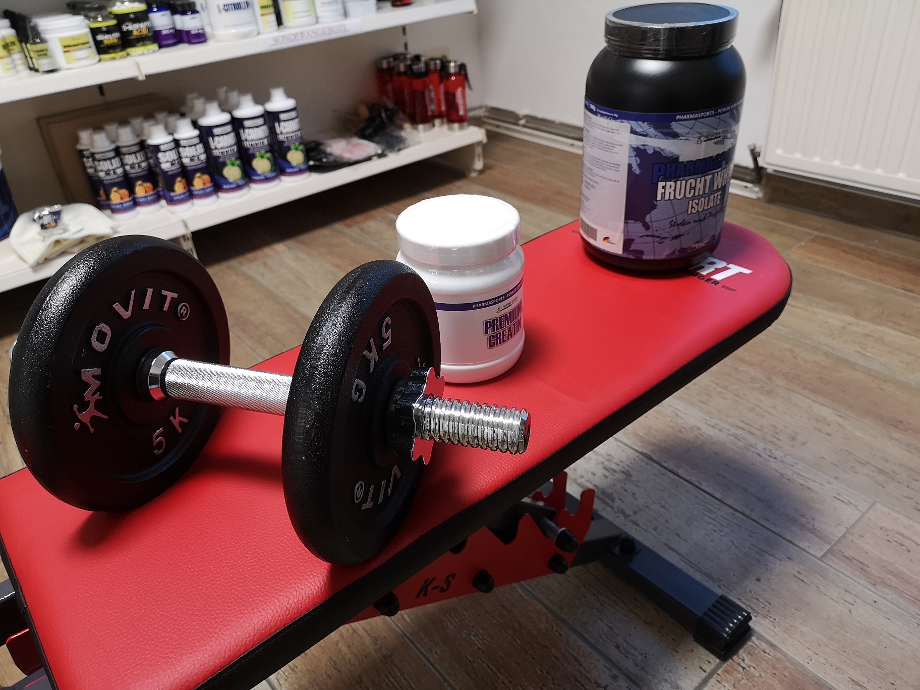 Set 2 Kurzahnteln, Creatin & Frucht Whey Isolate