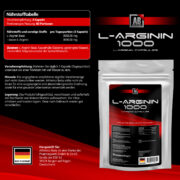L-Arginin HCL Kapseln L-Arginin – 5000 – Hochdosiert – Aminosäure – Muskel – Ausdauer – 240 Kapseln