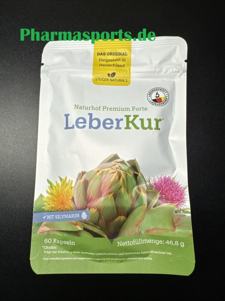 Steiger Naturals LeberKur Packung mit Artischocke und Mariendistel auf dem Etikett