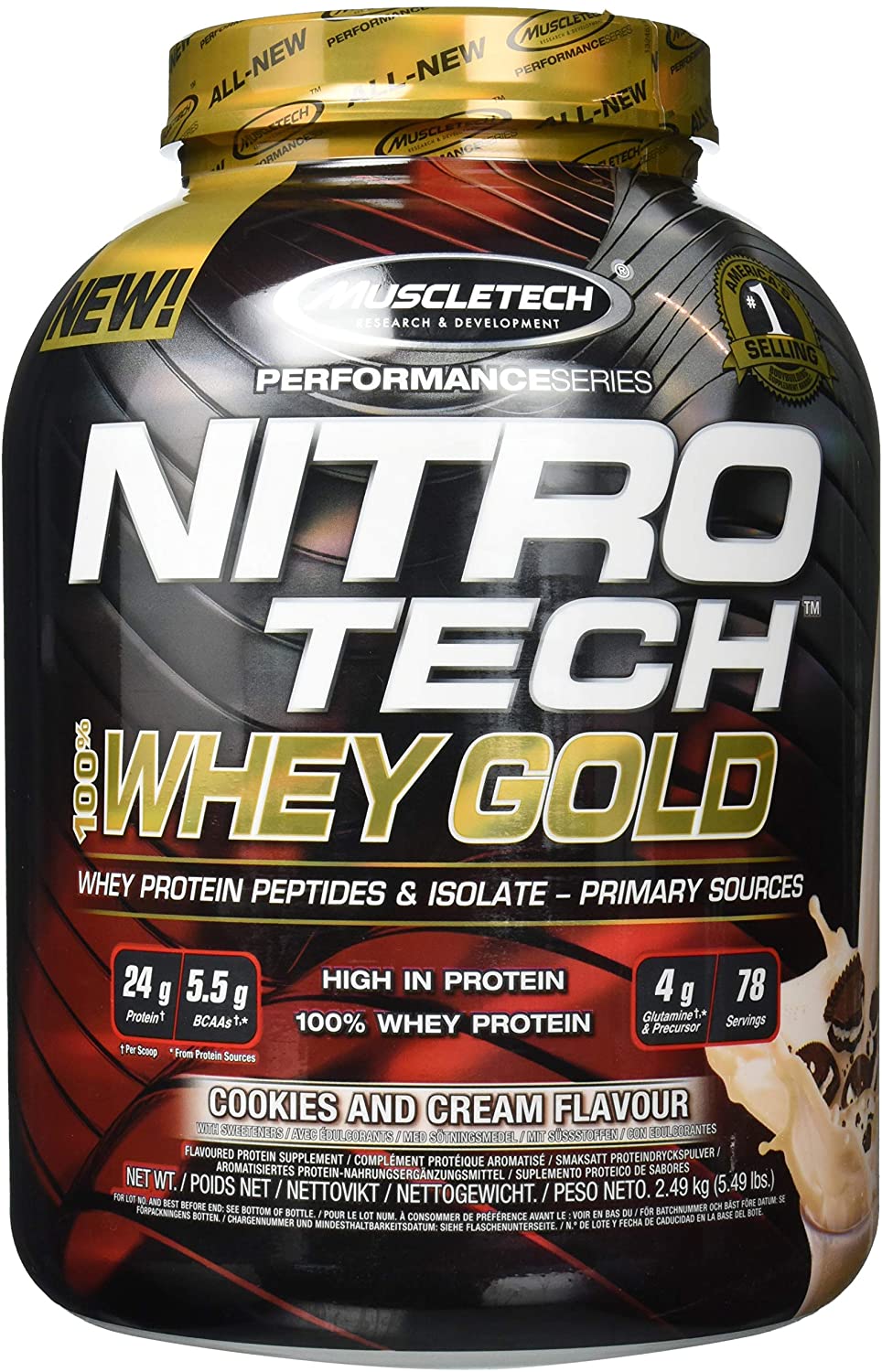 MuscleTech Nitro-Tech Whey Protein Isolate & Peptides Günstig