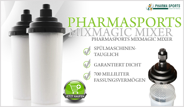 Neu bei Pharmasports – der Pharmasports MixMagic Mixer