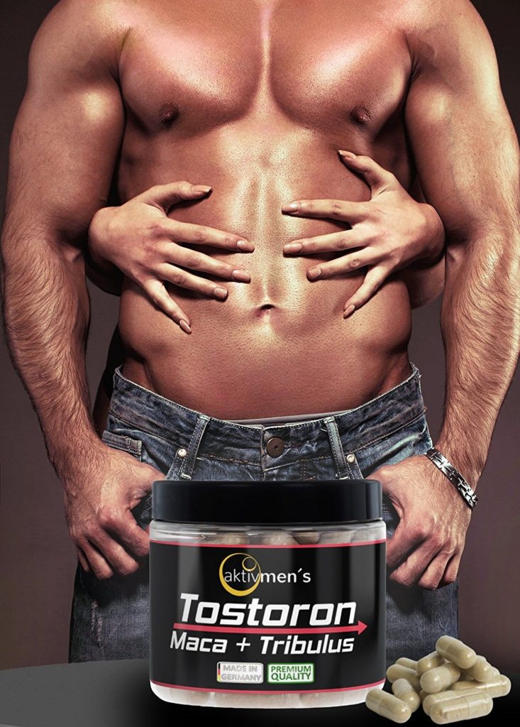 Tostoron Maca plus Tribulus Kapseln in der Produktverpackung