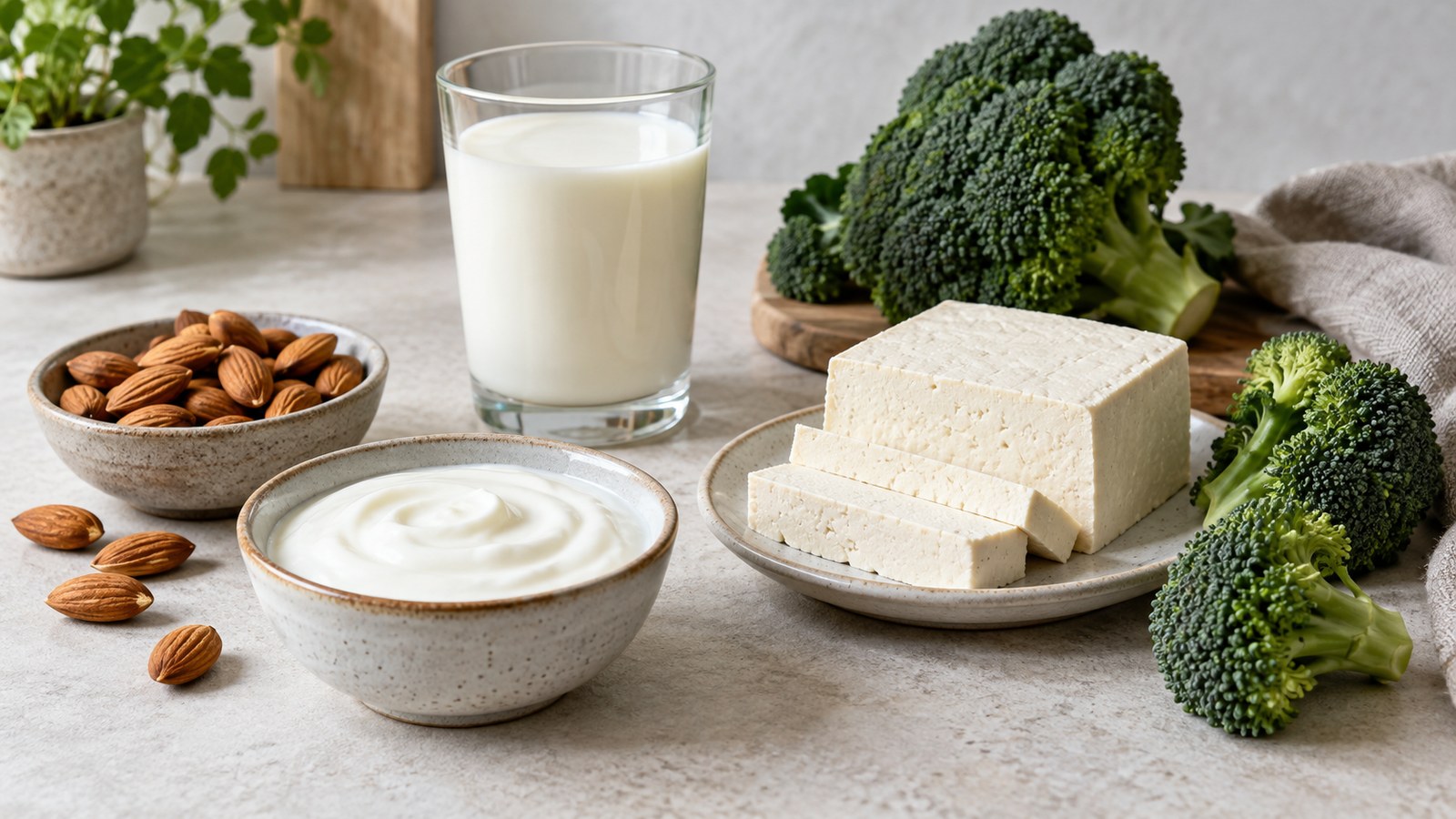 Calcium – fotorealistisches, KI-generiertes Symbolbild