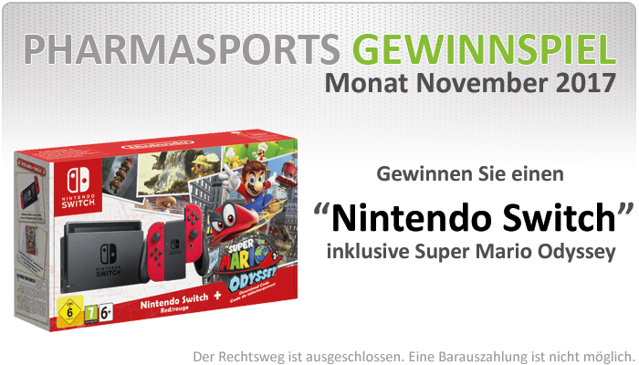 Pharmasports Gewinnspiel Monat November 2017