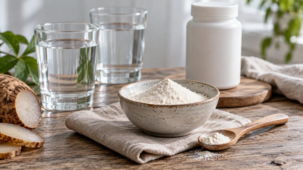 Glucomannan – fotorealistisches, KI-generiertes Symbolbild