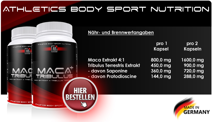 Maca Kapseln zum starken Muskelaufbau