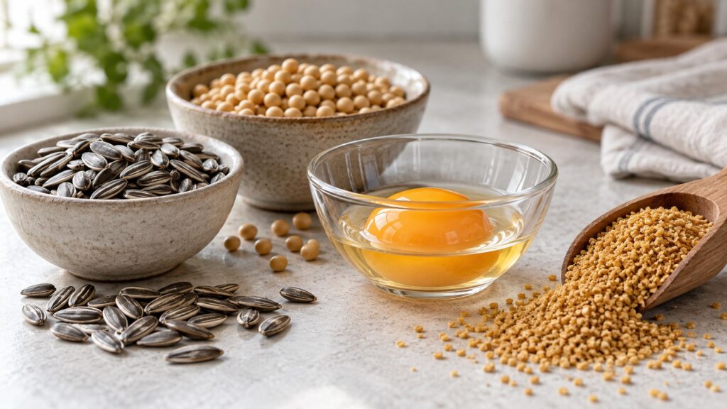 Lecithin – fotorealistisches, KI-generiertes Symbolbild