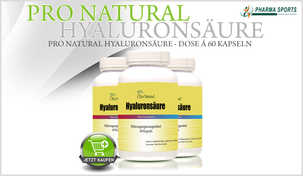 Ab sofort auch Hyaluronsäure bei Pharmasports!