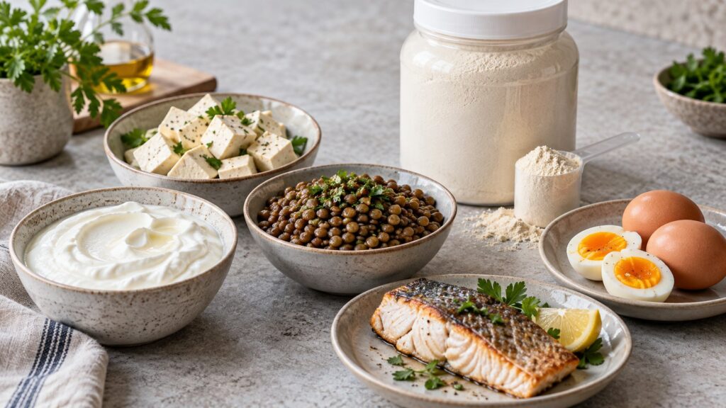 KI-generiertes Symbolbild zu Protein.