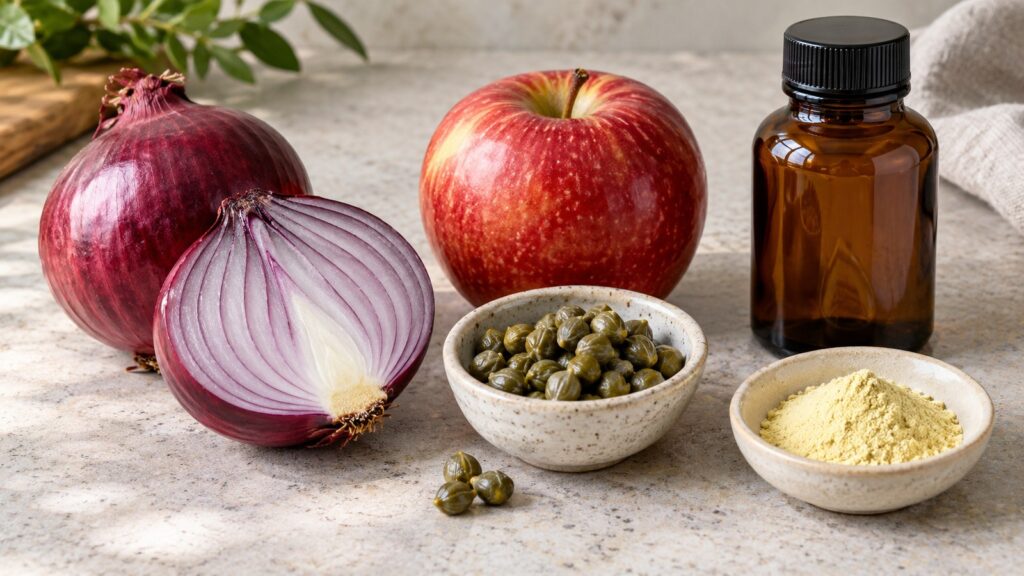KI-generiertes Symbolbild zu Quercetin.