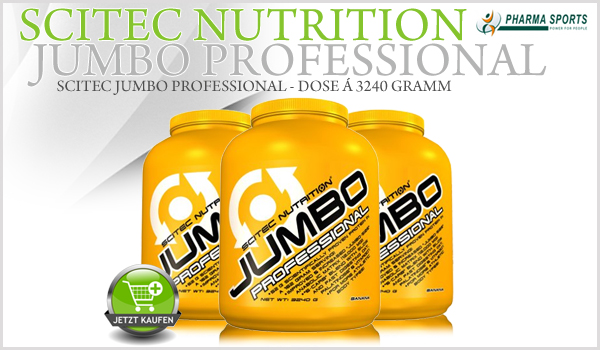 Scitec JUMBO Weight Gainer lieferbar bei Pharmasports
