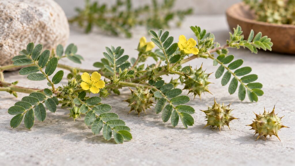KI-generiertes Symbolbild zu Tribulus terrestris.