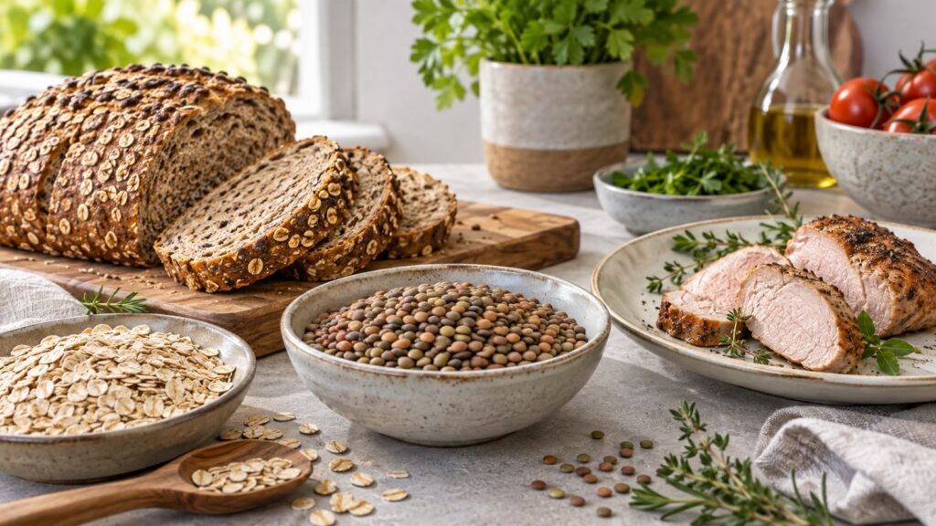 KI-generiertes Symbolbild zu Vitamin B1 (Thiamin).
