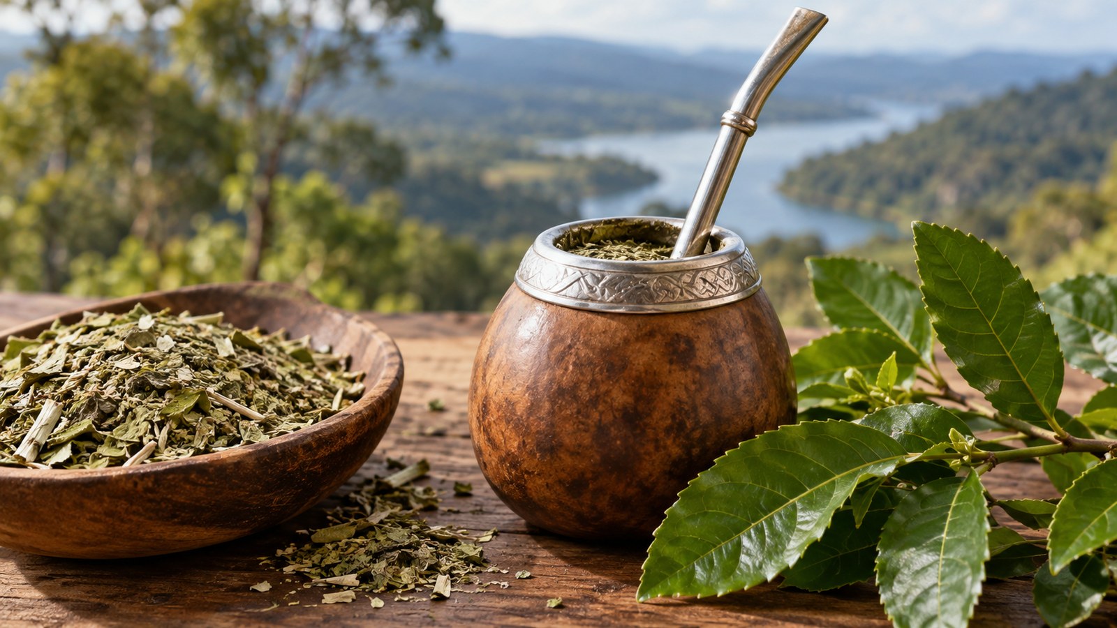 KI-generiertes Symbolbild zu Yerba-Mate-Extrakt.